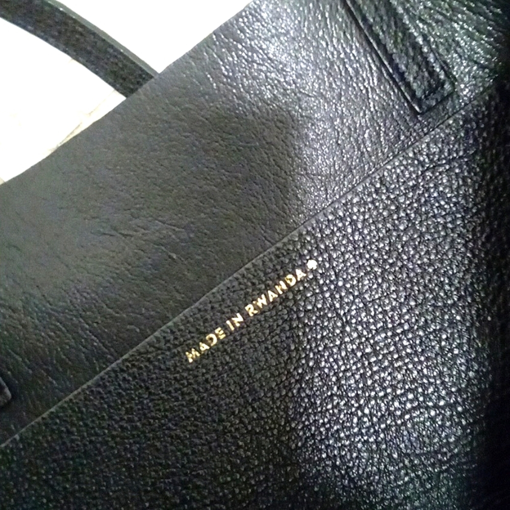 NEW! 🌟HP🌟Kate Spade Leather Tuxedo Tote - Picture 6 of 11